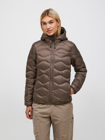 Peak Performance Helium Down Hood Jacket - Terrain Tan