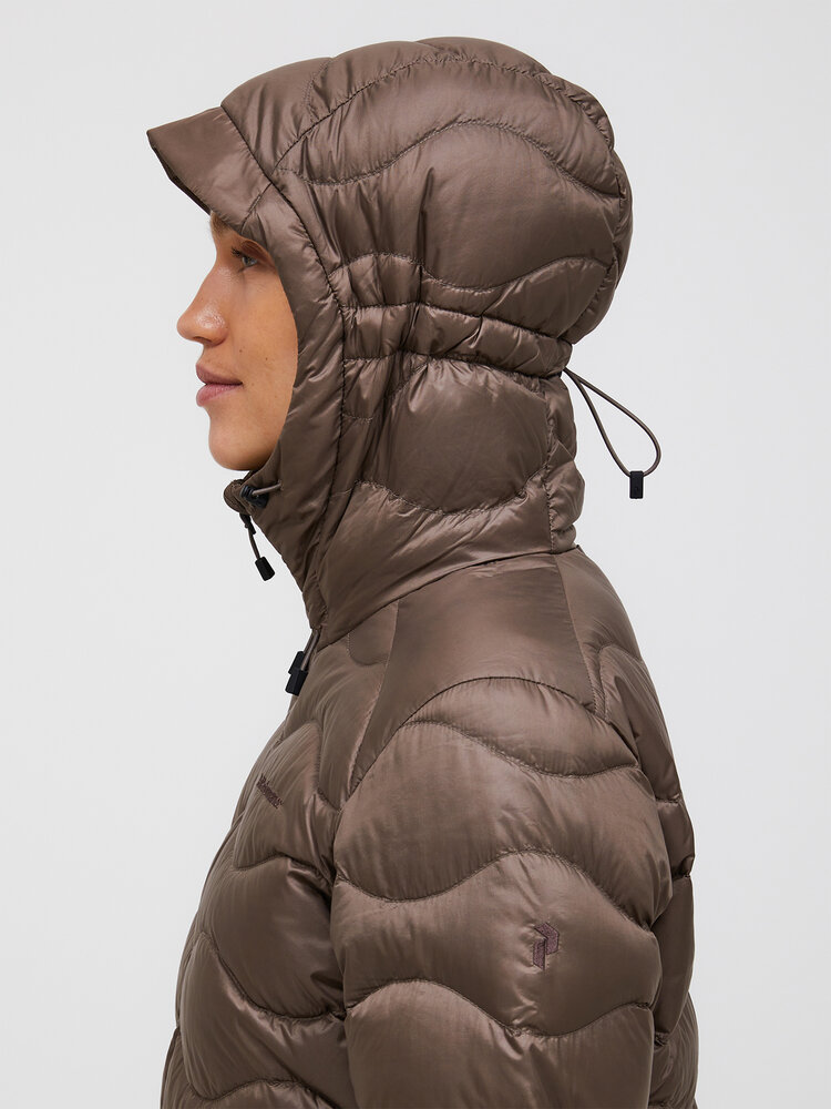 Peak Performance Helium Down Hood Jacket - Terrain Tan