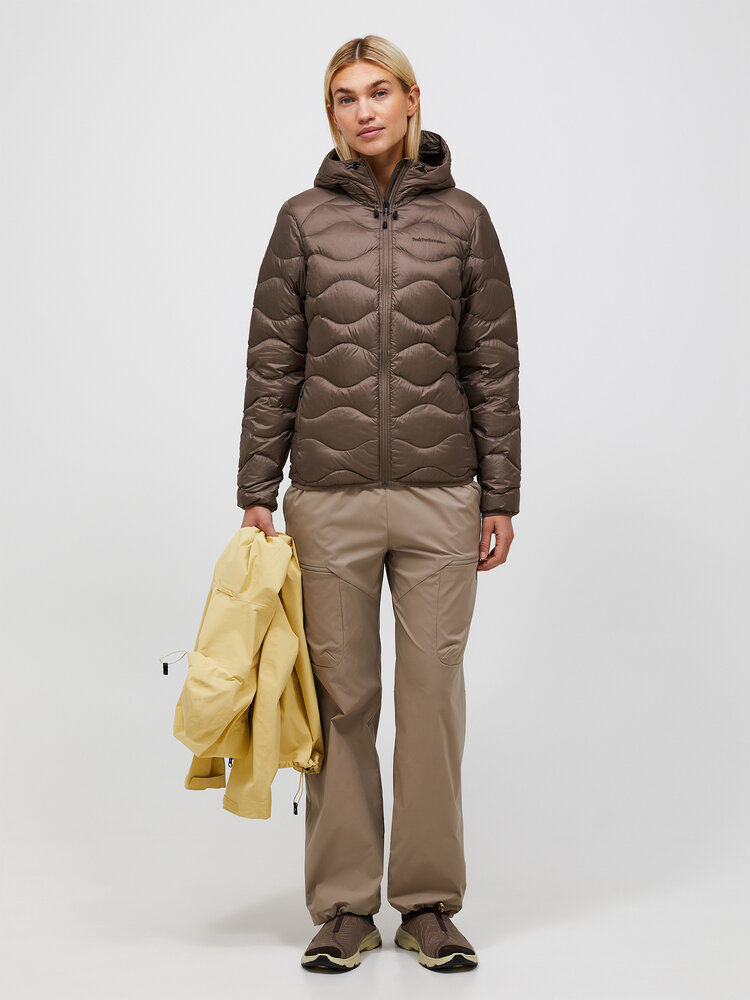 Peak Performance Helium Down Hood Jacket - Terrain Tan