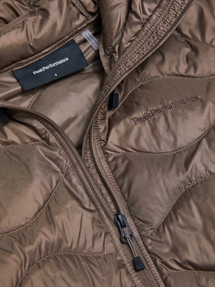 Peak Performance Helium Down Hood Jacket - Terrain Tan