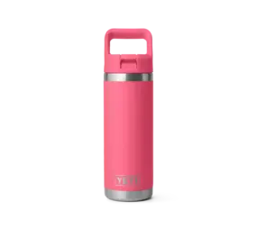 Yeti Rambler 18 Oz Colour Straw Bottle - Tropical Pink Yeti Rambler 18 Oz Colour Straw Bottle - Tropical Pink