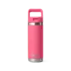 Yeti Rambler 18 Oz Colour Straw Bottle - Tropical Pink