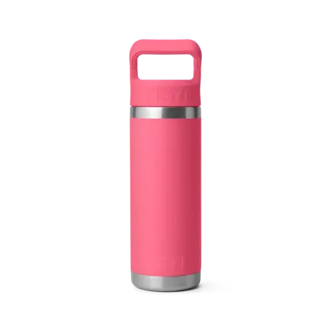 Yeti Rambler 18 Oz Colour Straw Bottle - Tropical Pink