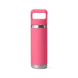 Yeti Rambler 18 Oz Colour Straw Bottle - Tropical Pink