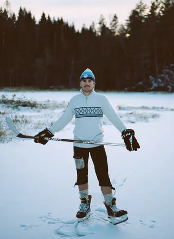 Amundsen Boiled Ski Sweater - Faded Navy/Norge