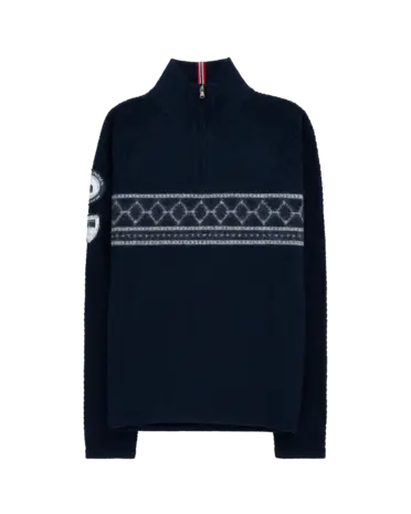 Amundsen Boiled Ski Sweater - Faded Navy/Norge