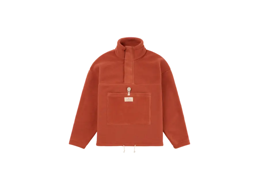 V-Bond Cord Fleece - Terra Red/Red