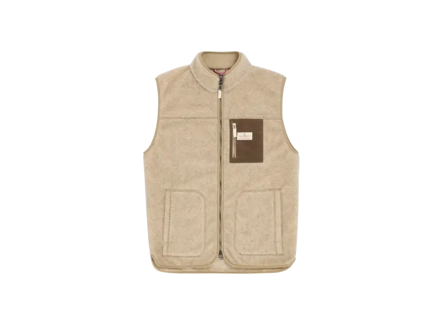 Heroes Wool Fleece Vest - Natural