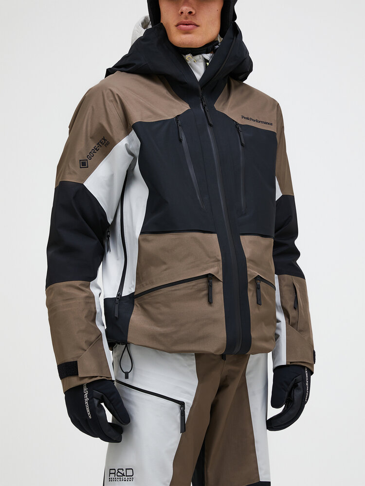 Peak Performance Vertical Gore-Tex Pro Jacket - Offblack-Terra Peak Performance Vertical Gore-Tex Pro Jacket - Offblack-Terra