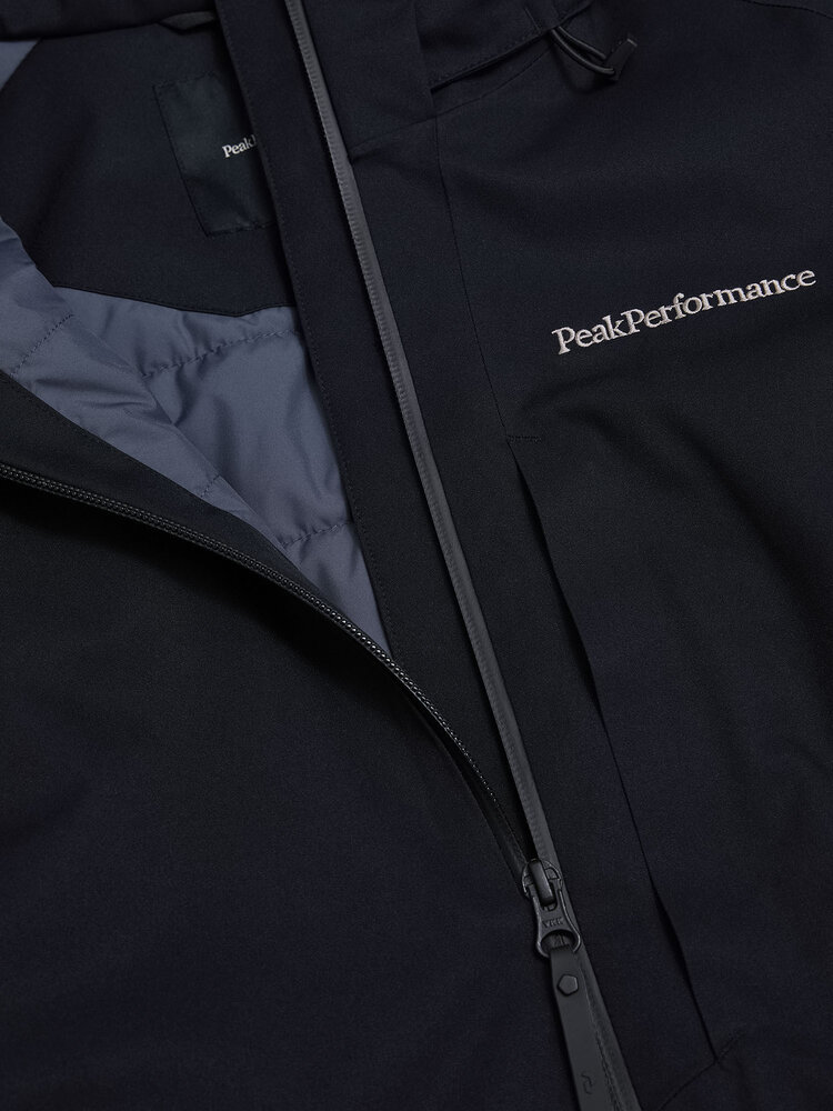 Peak Performance Maroon Insulated Jacket - Black Peak Performance Maroon Insulated Jacket - Black