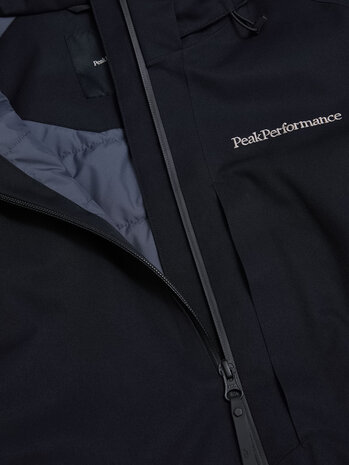 Peak Performance Maroon Insulated Jacket - Black Peak Performance Maroon Insulated Jacket - Black