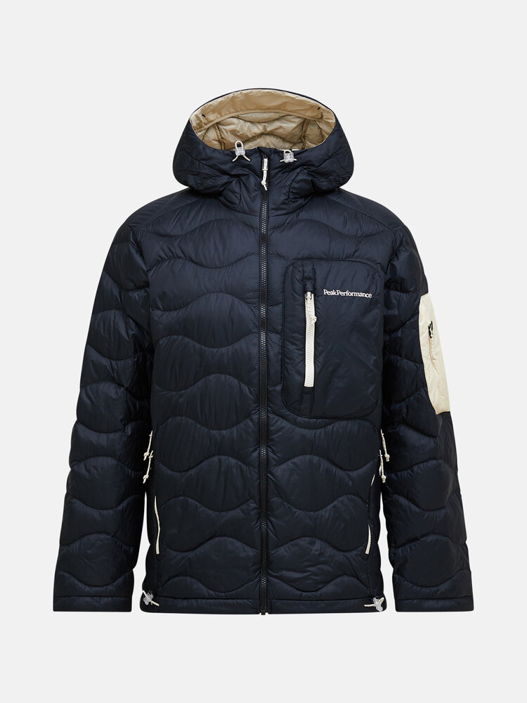 Peak Performance Helium Utility Down Hood - Blacknd Fog