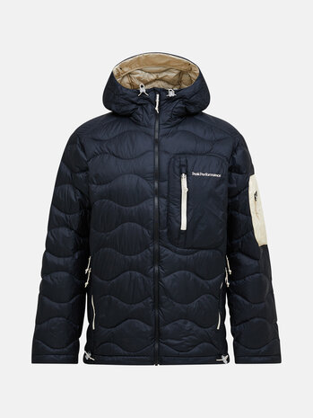 Peak Performance Helium Utility Down Hood - Blacknd Fog