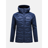 Peak Performance Helium Down Hybrid Hood - Blue Shadow Peak Performance Helium Down Hybrid Hood - Blue Shadow