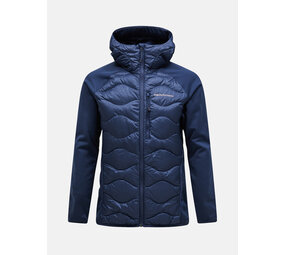 Peak Performance Helium Down Hybrid Hood - Blue Shadow Peak Performance Helium Down Hybrid Hood - Blue Shadow