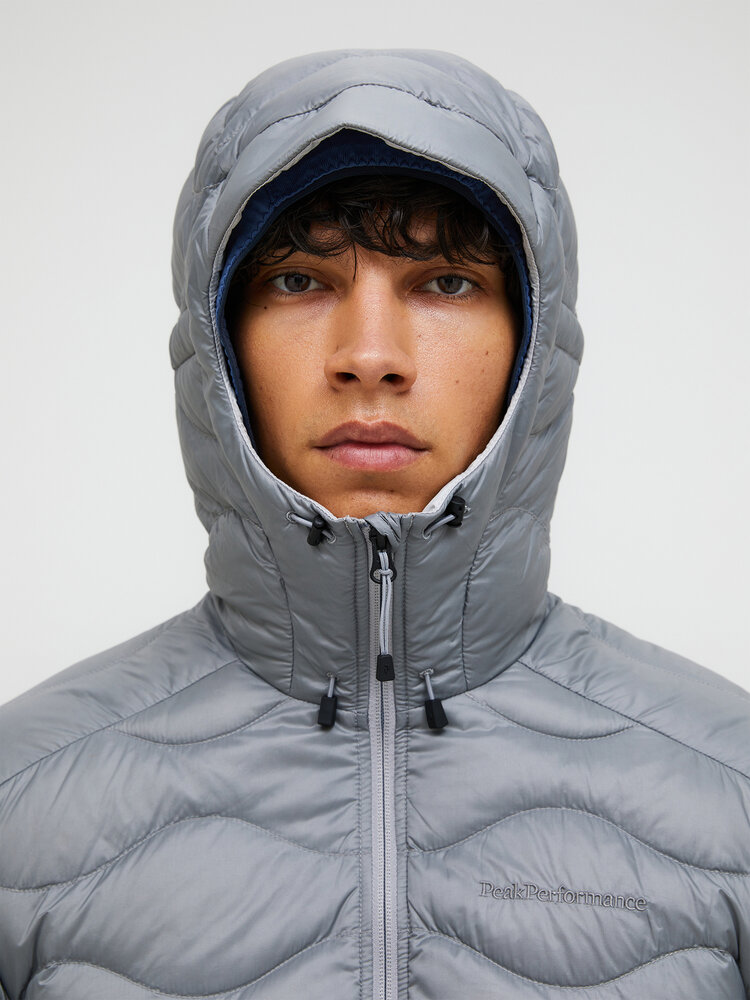 Peak Performance Helium Down Hood Jacket - Lt Grey-Antarc Peak Performance Helium Down Hood Jacket - Lt Grey-Antarc