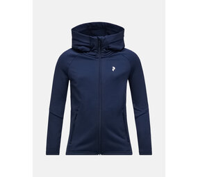 Peak Performance Jr Rider Essentials Zip Hood - Blue Shadow Peak Performance Jr Rider Essentials Zip Hood - Blue Shadow
