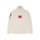 Amundsen Boiled Ski Sweater Flag - Oatmeal/Norge Amundsen Boiled Ski Sweater Flag - Oatmeal/Norge