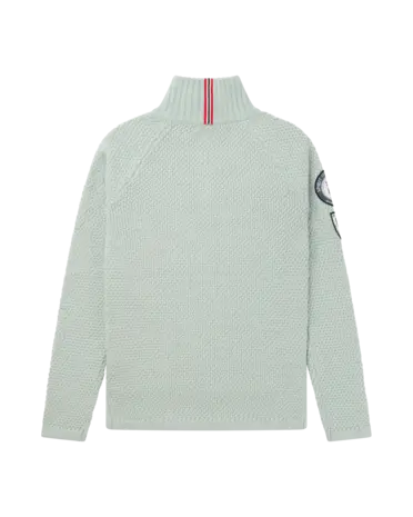 Amundsen Boiled Ski Sweater Flag - Faded Woad Green/Norge