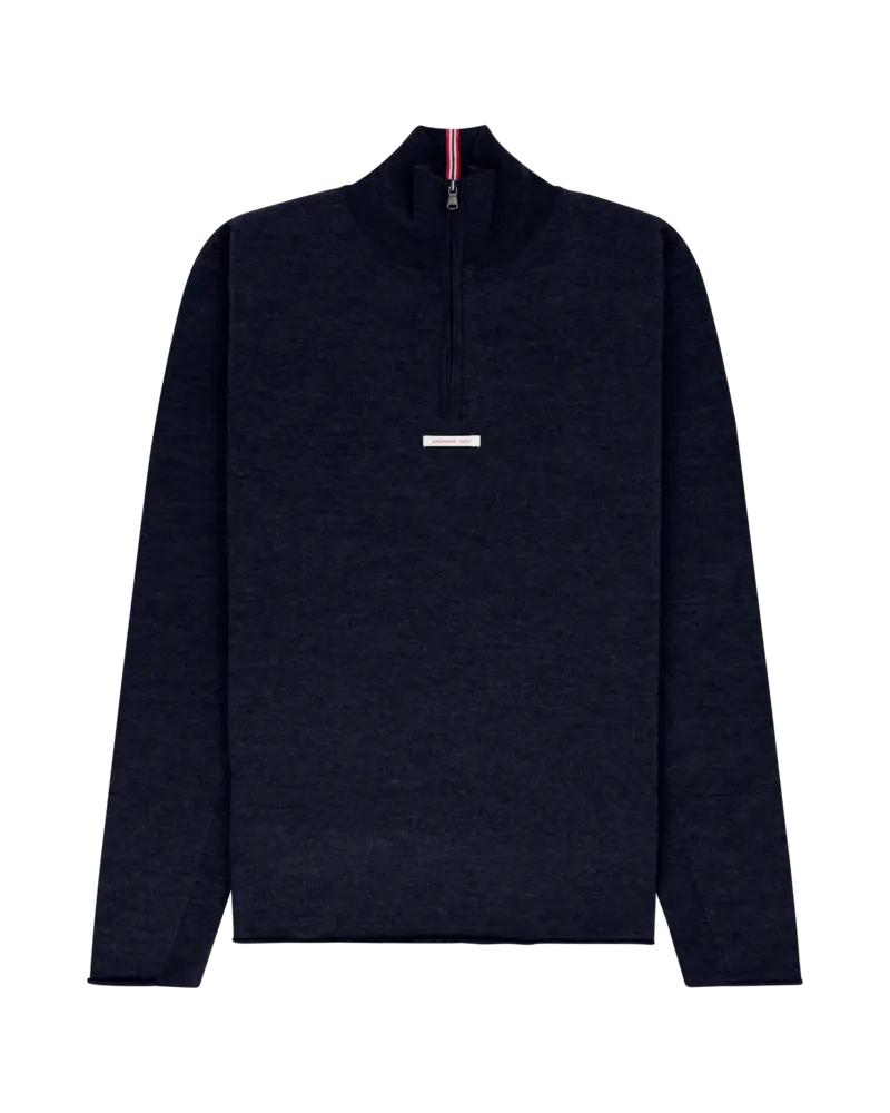 Amundsen Boiled Half Zip 16 Gg - Faded Navy