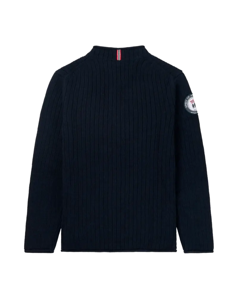Amundsen Roald Roll Neck - Faded Navy Amundsen Roald Roll Neck - Faded Navy