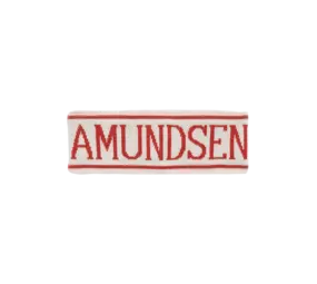 Amundsen Ski Headband - White/Red Amundsen Ski Headband - White/Red