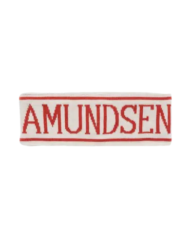 Amundsen Ski Headband - White/Red Amundsen Ski Headband - White/Red