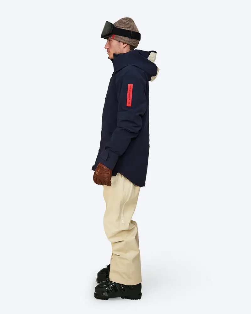 The Mountain Studio Z-5 3L Hybrid Shell Insulated Jacket - Sky Captain-Castle Wall The Mountain Studio Z-5 3L Hybrid Shell Insulated Jacket - Sky Captain-Castle Wall