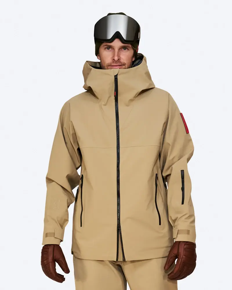 The Mountain Studio Z-4 3L Rugged Ripstop Shell Jacket - Kelp