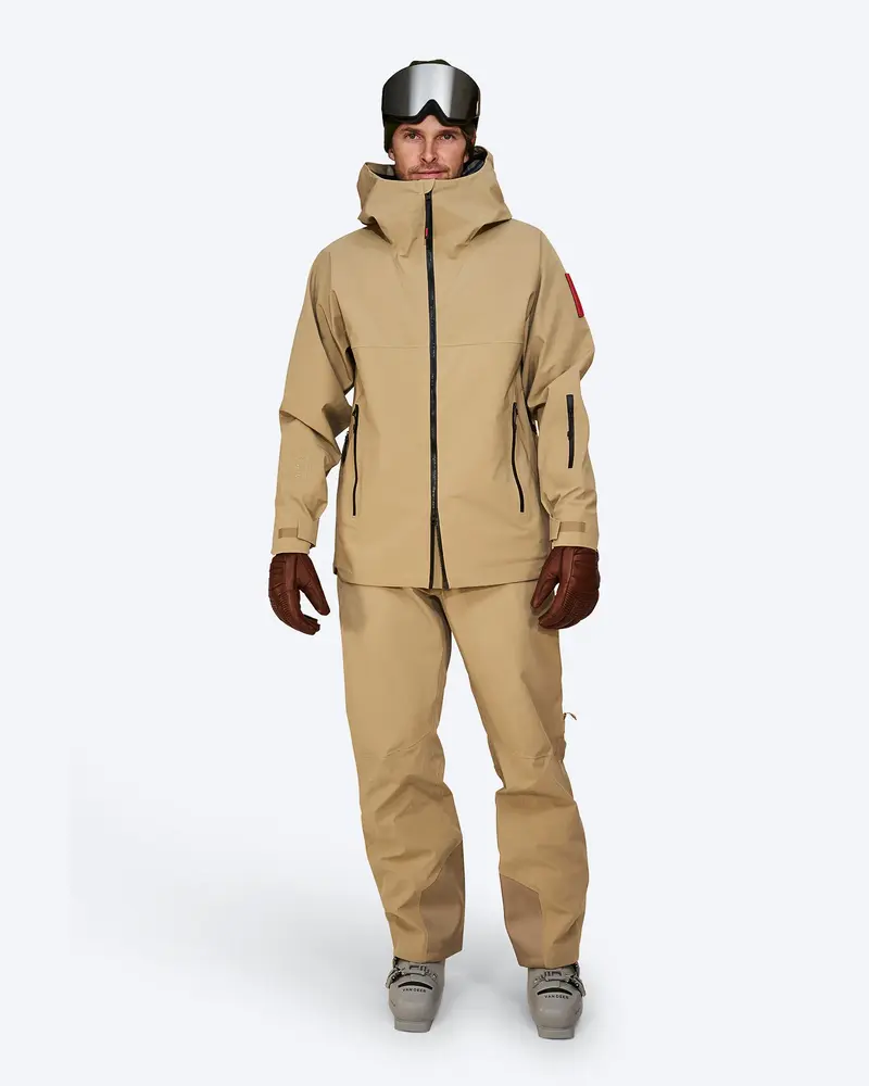 The Mountain Studio Z-4 3L Rugged Ripstop Shell Jacket - Kelp