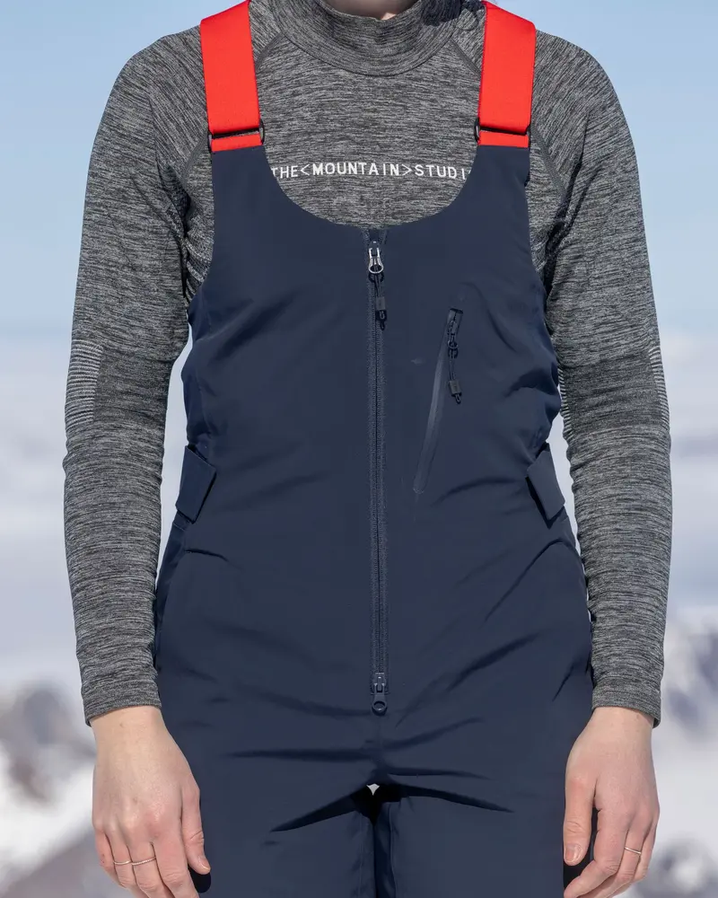 The Mountain Studio Y-8 W 3L Hybrid Shell Bib Pants - Sky Captain
