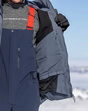 The Mountain Studio Y-5 3L Hybrid Shell Bib Pant - Sky Captain