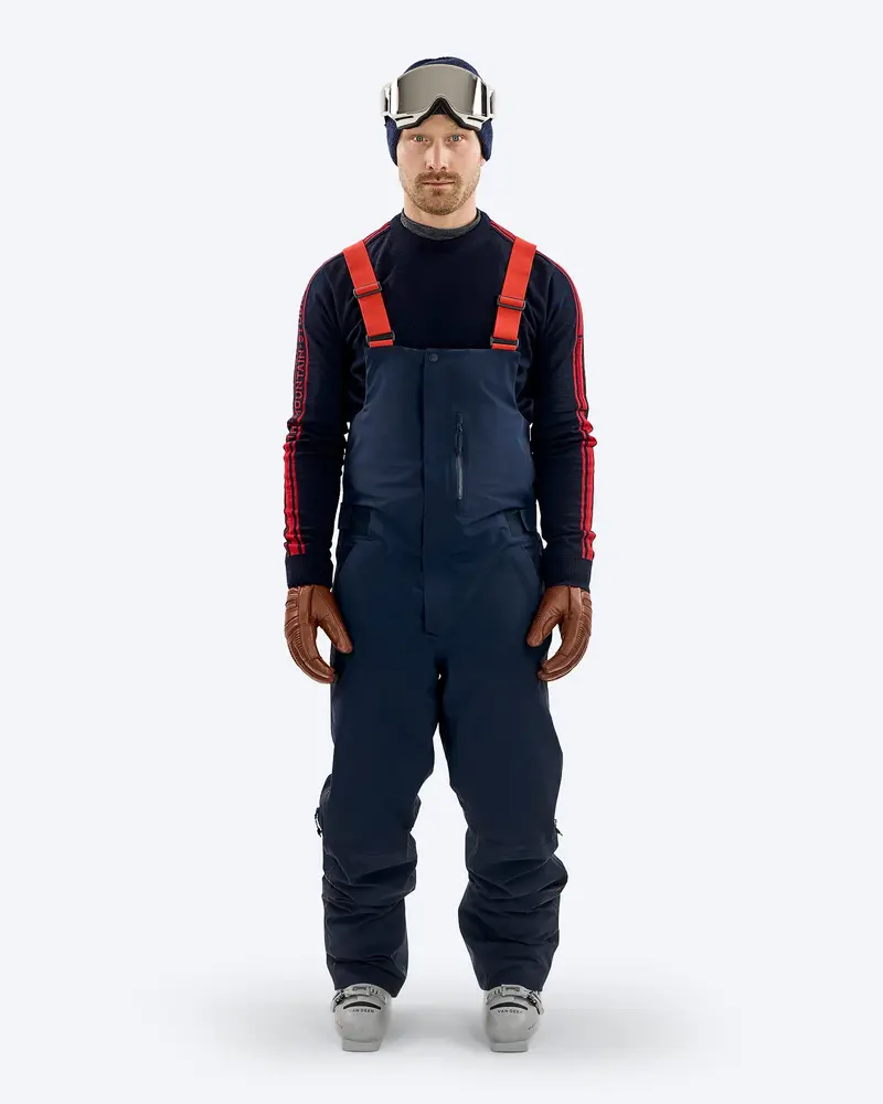 The Mountain Studio Y-5 3L Hybrid Shell Bib Pant - Sky Captain