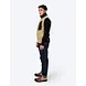 The Mountain Studio V-5 C Soft Wool Pile Cord Vest - Kelp