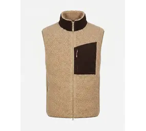 The Mountain Studio V-5 C Soft Wool Pile Cord Vest - Kelp The Mountain Studio V-5 C Soft Wool Pile Cord Vest - Kelp