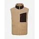 The Mountain Studio V-5 C Soft Wool Pile Cord Vest - Kelp