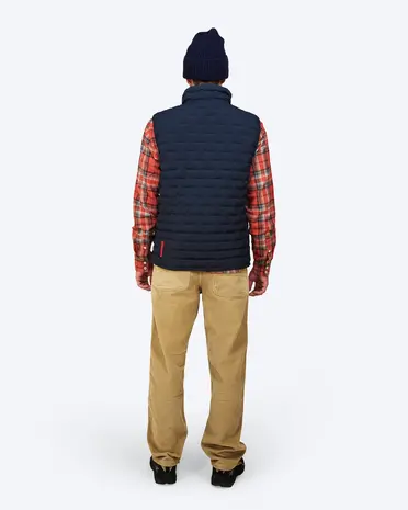 The Mountain Studio V-1 Rl Reversible Light Down Vest - Sky Captain-Kelp