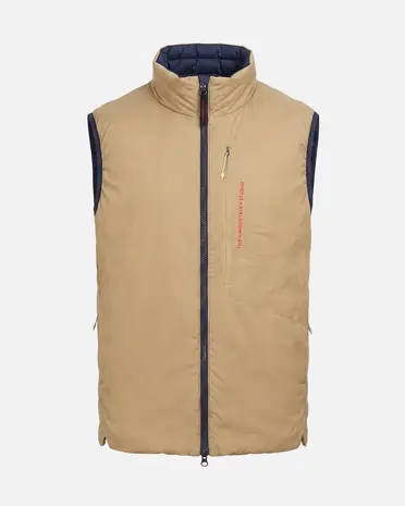 The Mountain Studio V-1 Rl Reversible Light Down Vest - Sky Captain-Kelp