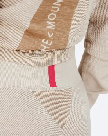The Mountain Studio U-12 W Heavy Merino Rib Pants - Almond Milk