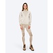 The Mountain Studio U-11 W Heavy Merino Rib Top - Almond Milk