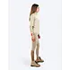 The Mountain Studio U-11 W Heavy Merino Rib Top - Almond Milk