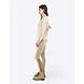 The Mountain Studio U-11 W Heavy Merino Rib Top - Almond Milk