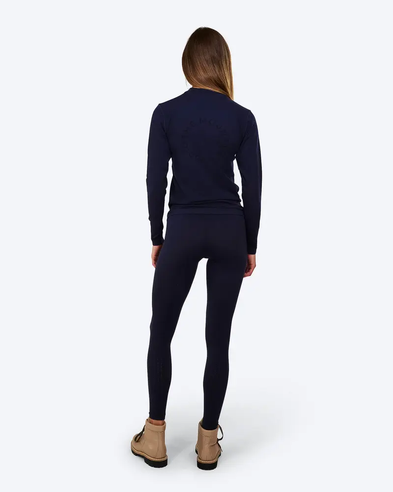 The Mountain Studio U-10 W Seamless Merino Base Pants - Sky Captain