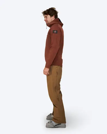 The Mountain Studio M-7 Tech Fleece Hood - Smoked Paprika