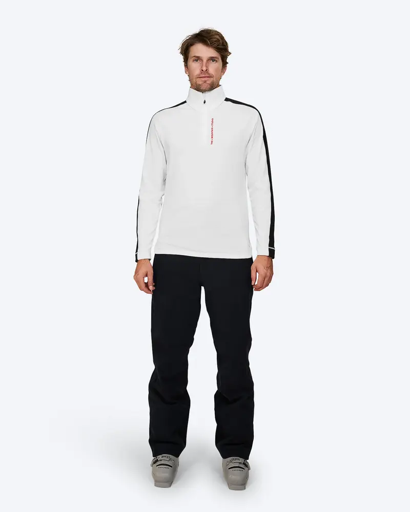 The Mountain Studio M-6 Light Tech Fleece Half Zip - White Alyssum