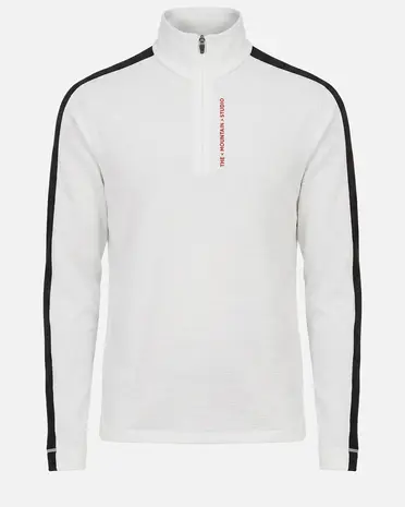 The Mountain Studio M-6 Light Tech Fleece Half Zip - White Alyssum
