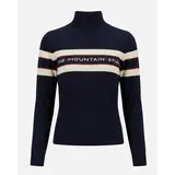 The Mountain Studio K-8 W Retro Merino Ski Sweater - Sky Captain