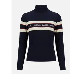 The Mountain Studio K-8 W Retro Merino Ski Sweater - Sky Captain The Mountain Studio K-8 W Retro Merino Ski Sweater - Sky Captain