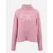 The Mountain Studio K-16 W Rib Lambswool Ski Sweater - Lilac Snow