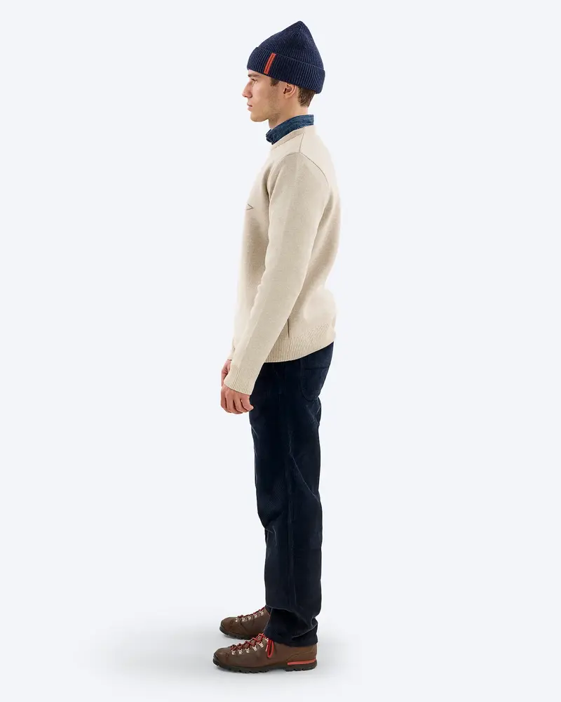 The Mountain Studio J-3 C Mountain Workwear Cord Trousers - Sky Captain